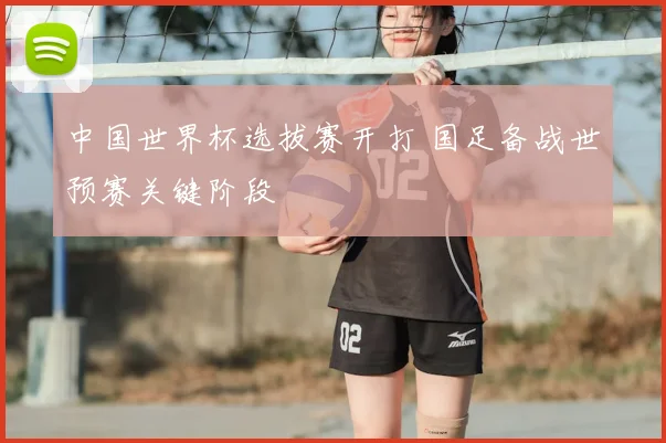 中国世界杯选拔赛开打 国足备战世预赛关键阶段