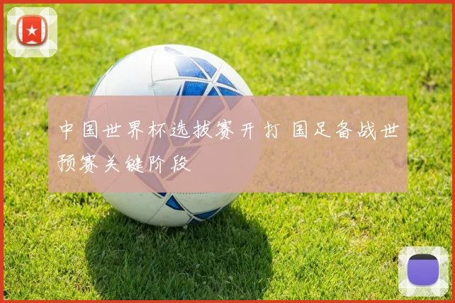 中国世界杯选拔赛开打 国足备战世预赛关键阶段
